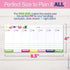 Mini Peek at the Week Planner Pad, Undated 52-week Daily Notepad, Tear-Off Pages, Priority Lists, Checklist Backer