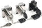 OBVCLXCS Cabinet Drawer Latch Furniture Door Lock Hardware Wardrobe Bedside Bookcase 1Pcs(Silver 16x21mm