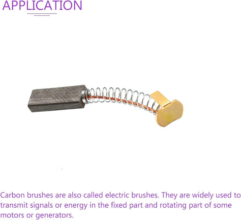DMiotech 2 Pack 20mmx8mmx4mm Carbon Brushes for Electric Motor