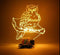 MIRROR MANIA Large Owl on Branch Light Up Night Owl Table Desk