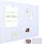 Large Felt Cork Board 47"x35", 12 Pack 11.8"x11.8" Wall Tiles with 60 Push Pins and Adhesive Tabs