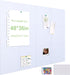 Large Felt Cork Board 47"x35", 12 Pack 11.8"x11.8" Wall Tiles with 60 Push Pins and Adhesive Tabs