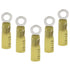 Hordion 100pcs Heat Shrink Ring Terminals #10 AWG 12-10, Waterproof Insulated Electrical Connectors for Automotive