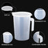 PATIKIL 5000ml Graduated Beaker, PP Plastic Liquid Measuring Cup with Double Sided Graduations, Handle, Lid, Spout