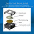 250pcs Tactile Push Button Switch SMD Micro Momentary Tact Switch Assortment Kit, 25 Values