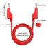 Goupchn 4mm Stackable Banana Plug to Banana Plug Test Leads 8PCS Silicone Cable Wires 3.3ft/1m for Multimeter Electrical Testing 1000V/15A