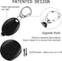 Zonon 12 Pcs Mini Flashlight Keychain Permanent Markers, Classic Black Bullet Tip for Nurse Badge Key Rings