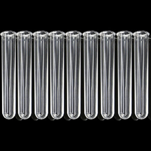 9Pcs Clear Test Tubes for Plant Propagation Station, Hydroponic/Flowers for Home Office Decoration