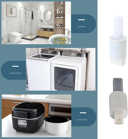 jojobasec Cushioning Toilet Seat Dampers With Slowly Close Feature Easy Installation Slowly-Close Toilet Seat Buffer