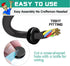 Rubber Grommet Kit 170 Pack - Black Firewall Assortment, 7 Sizes for Electrical, Plumbing, Automotive, Home Improvement