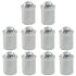 Zorveiio 10PCS Ball Plungers, 304 Stainless Steel Ball Detent Screws Bearing Spring Smooth