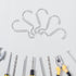 20pcs FOMIYES Silver Iron Pegboard Hooks Metal Tool Storage Wire Shelving Hooks Workshop Wall Hanging Organizer