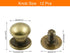 12pcs 0.31" x 0.39" Mini Drawer Pulls, Round Cabinet Knobs Handles Pulls for Dresser Closet Chest Drawer Wooden Jewelry Box Cases, Antique Bronze by Biaungdo