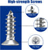 24PCS 48PCS (0.79 0.79 inch) L Bracket Corner Brace, Stainless Steel L Brackets for Shelves, Metal Corner Bracket