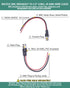 BNC Test Leads - BNC (F) to 20 AWG Leads, Test Lead Breakout Cable for Multimeter, 5A Current Rating, 1 Pack