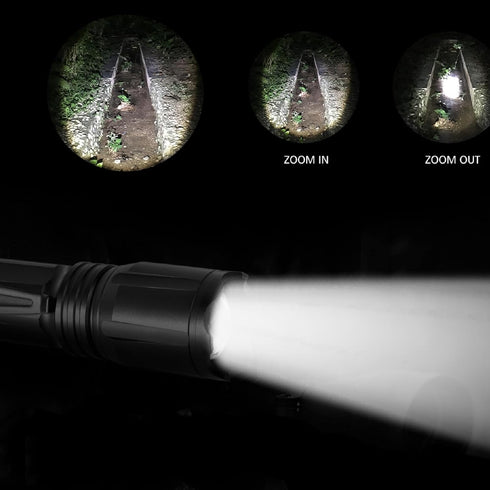 4 1 LUMENSHOOTER Upgraded Zoomable Red Flashlight, Color in Flash Light, Green Red Blue White Multi-Color RGBW Led
