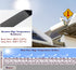 LLPT Double Sided Tape Mounting Tape 2" x 18 Ft Heavy Duty Waterproof Black Foam Tape for Home Office