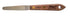 Albion Engineering Company 258-3TPS Classic Tapered Spatula, Stainless Steel, Hardwood Handle, 3/8" Wide x 3" Long Blade