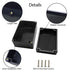 LeMotech Electrical Box, IP65 Waterproof ABS Plastic Project Box, Universal Enclosure for Electronics, Black