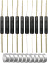 10pcs Plastic Reed Switch Normally Open (N/O) Magnetic Induction Switch with 10pcs Small Round Magnets