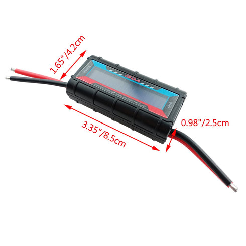 150A High Precision RC Watt Meter Power Analyzer Voltage Amp Meter, Wattmeter Tester Amp Meter Monitor with Real-time Reading Backlight Digital LCD Screen for Battery, Solar, Wind Power