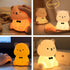 30min 3 6 Bear Night Lamp- Auto-Off Kids Toddler Nursery Bedside Nightlight, Brightness Modes Light Colors Night Light