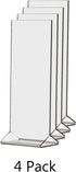 4 Pack 4 9 Inch Counter Marketing Holders Rack Card Sign Holder x Double Sided Clear Acrylic Vertical Literature Frame