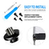Fast Wall Charger with Charging Cable Cord Orange & Replacement Ring Doorbell Screwdriver Blue Screw Kit