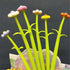 Flower Pens, Creative Gel Ink Silicone Flower Pen Bulk, 0.5 mm Writing Pen for School Office Home