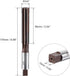 uxcell 3/4" Hand Reamer H8 Accuracy Alloy Tool Steel 8 Flutes Straight Shank Milling Cutter Tool