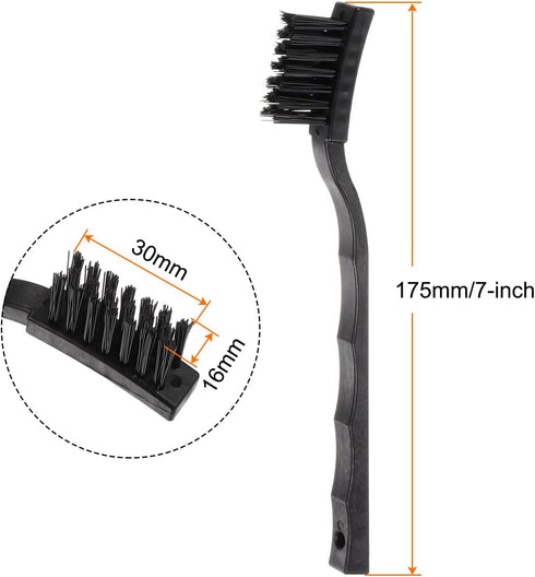 3pcs Anti-Static Cleaning Brush 16x30mm PV Plastic Conductive Bristles Anti Static ESD Brushes for Clean PCB Laptop Keyboard Fan and Other Electronic Devices