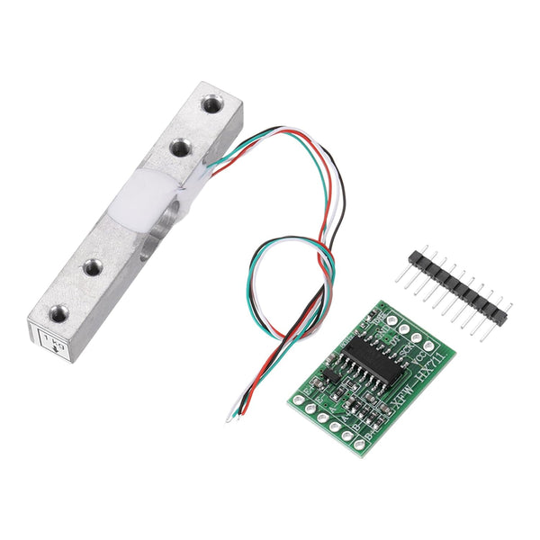 MECCANIXITY Digital Load Cell Weight Sensor 1KG + HX711 Module, 24 Bit Precision A/D for DIY Kitchen Scale Kit