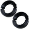 1-1/2" Bore 2-3/8" OD Double Opening Clamp-On Set Screw Collar with Black