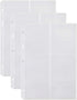 Dunwell Business Card Holder Sleeves - 25 Pack for 500 Cards, Heavyweight Plastic Sheet Protectors