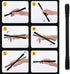 Mjaie Interesting Spinning Gaming Pen Rolling Finger Rotating Pen Non Slip Wear Resistant Training Entertainment Toy