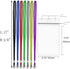 Bird Fiy Lanyards with ID Holder Badges 50 Pack with Bulldog Clip and 50 Pack Waterproof Clear Plastic Holders Red