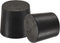 MECCANIXITY Rubber Tapered Plug 24mm to 28mm Black Solid Test Tubes Bungs Stopper, 5 Pieces