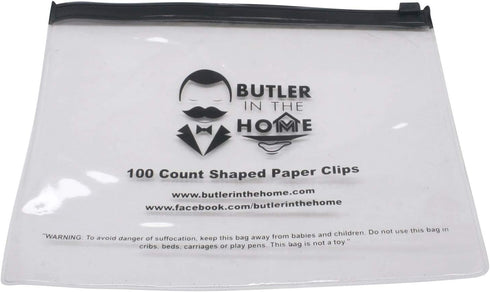 Dog Dachshund Shaped Paper Clips Style #2 Great for Collectors or Pet Lovers (Black Refill Bag)