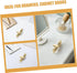 2pcs SOLUSTRE Bow Handle: Decorative Knobs Drawer Pull Decorative Handle for Drawer Shoe Cabinet Bedside Table Storage