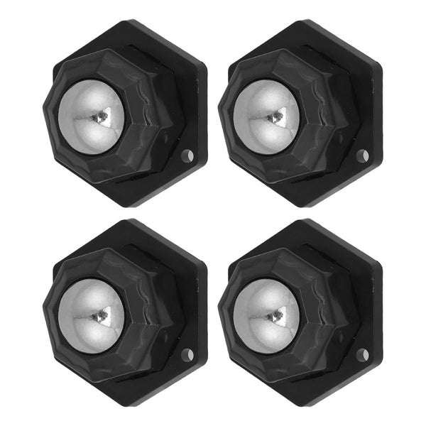 Abaodam 4pcs Self-Adhesive Universal Single Caster Wheels, Small Quiet Swivel Roller Casters