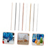 Set 8 7.87In KICHOUSE Heat Conductive Rods Pieces Copper Aluminum Iron Plastic Ceramic Wood Rods for Science
