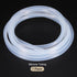 6.6ft 1/4" ID x 3/8" OD Clear Silicone Tubing, Industrial Plastic Hoses for Pump Siphoning and Irrigation