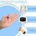 15 PCS Clear Glass Vial 4ml, 1 Dram Leak-Proof Vial with Black Screw Cap, 15x45mm