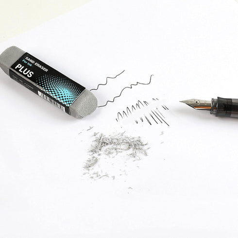 E-outstanding 2pcs Sand Eraser for School Office Stationery, Correction Supplies with Sand and Rubber Particles