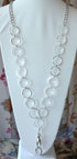 Hidden Hollow Beads Hello Beautiful! Fashion Lanyard, Women's Super Strong Chain ID Badge Holder, 36" Long