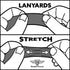 Buckle Down Lanyard, 1.0-Inch Inside Out/Emotion Expressions, Every Day is