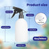 KREMORV 16oz/500ml Empty Spray Bottles HDPE Plastic Spray Bottle no Leak Mist Stream Empty Spray Bottle for Cleaning