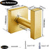 SUS304 4 Pack Towel Hooks for Bathrooms, Brushed Gold Towel Hook for Kitchen Bathroom, Stainless Steel Coat Hook