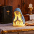 Generic Virgin Mary LED Devotional Table Lamp,Virgin Mary Prayer Night Light,Elegant Religious Statue Lamp,Handmade