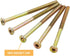 10 Pcs Crib Screws M6 x 90mm Zinc Plated Hex Socket Head Cap Screws for Furniture